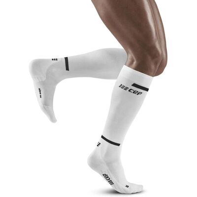 CEP THE RUN Kompressionsstrümpfe Hoch - Weiß - Laufschuhe CEP THE RUN Kompressionsstrümpfe Hoch - Weiß - Laufschuhe