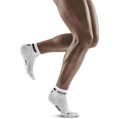 CEP The Run Kompressionssocken Low Cut Weiß - Laufsocken CEP The Run Kompressionssocken Low Cut Weiß - Laufsocken