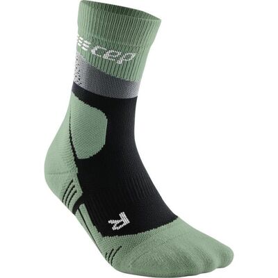 CEP Max Cushion Socken Wandern Mid Cut Grau - Grün - Socken CEP Max Cushion Socken Wandern Mid Cut Grau - Grün - Socken