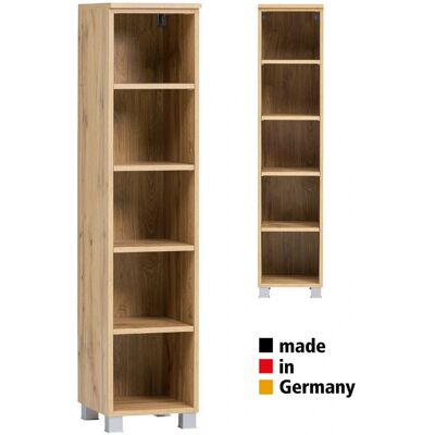 KAHLA - KAHLA-03 - Wotan Eiche Nb - 130 cm - Badezimmerregal KAHLA - KAHLA-03 - Wotan Eiche Nb - 130 cm - Badezimmerregal