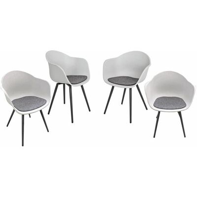GARDA - GARDA-120 - weiß - Aluminium-Stuhlset GARDA - GARDA-120 - weiß - Aluminium-Stuhlset