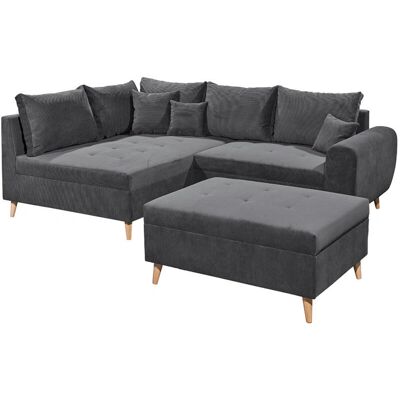 CUNEO - CUNEO-09 - Linke Recamiere - Anthrazit - Sofa CUNEO - CUNEO-09 - Linke Recamiere - Anthrazit - Sofa