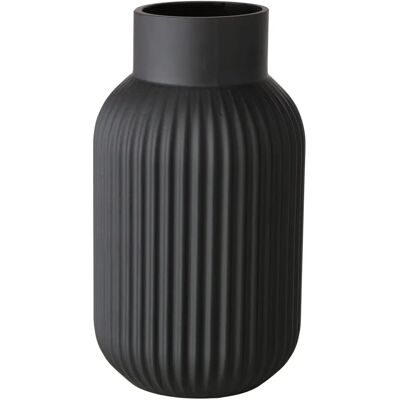 Boltze Nordika Vase - Schwarz, 22cm, Zylinderglas Boltze Nordika Vase - Schwarz, 22cm, Zylinderglas
