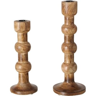 Boltze Home, Bubbles Kerzenständer - Natürlicher Stil - 2er Set Boltze Home, Bubbles Kerzenständer - Natürlicher Stil - 2er Set