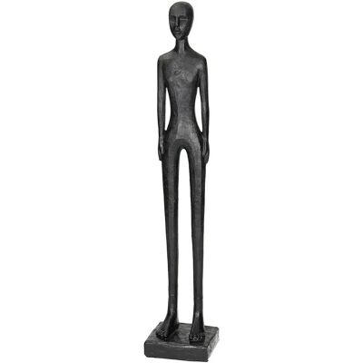 Dekoria Figurka Essentia 48 cm - czarna - Rzeźba - dekoracja Dekoria Figurka Essentia 48 cm - czarna - Rzeźba - dekoracja