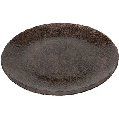 Boltze Home Maroni - Braune Glaslackierte Teller - Plate Boltze Home Maroni - Braune Glaslackierte Teller - Plate