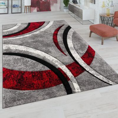 Alfombra Vintage Pelo Corto Paco Home Contorno Hecho a Mano Efecto 3D 120x170cm - Alfombra Alfombra Vintage Pelo Corto Paco Home Contorno Hecho a Mano Efecto 3D 120x170cm - Alfombra