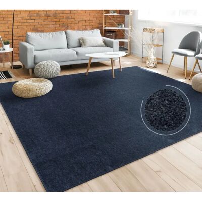 Paco Home Alfombra Salón Ø160 Azul-Marino Rug Paco Home Alfombra Salón Ø160 Azul-Marino Rug