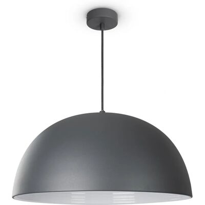 Paco Home - Lampada Sospesa Ø40,5cm - Moderna, Bianco, Antracite Paco Home - Lampada Sospesa Ø40,5cm - Moderna, Bianco, Antracite