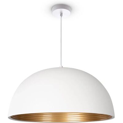 Paco Home - Lampada Sospensione Ø40,5cm Bianco Oro Paco Home - Lampada Sospensione Ø40,5cm Bianco Oro