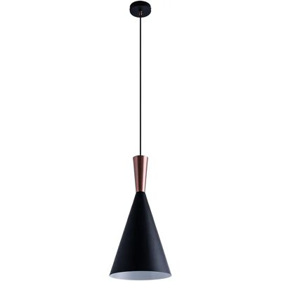 Paco Home Hängeleuchte - Verstellbares Kabel - Elegant Schwarz und Kupfer Paco Home Hängeleuchte - Verstellbares Kabel - Elegant Schwarz und Kupfer