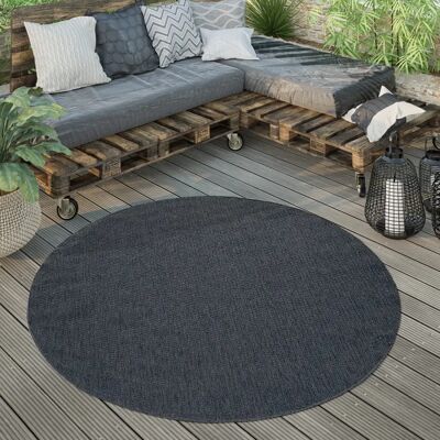 Paco Home - Alfombra Exterior Redonda - 160cm - Alfombra de Exterior Paco Home - Alfombra Exterior Redonda - 160cm - Alfombra de Exterior