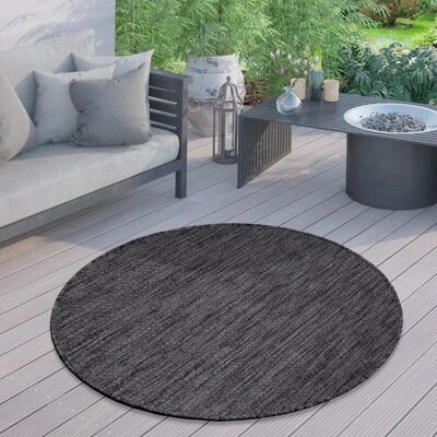 Tappeto Esterno Rotondo Paco Home - Antracite - Ø 200 cm Tappeto Esterno Rotondo Paco Home - Antracite - Ø 200 cm