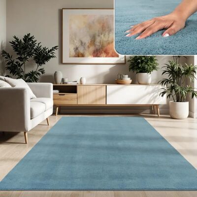 Alfombra Turquesa Paco Home - 240x340 cm - Sala de estar Alfombra Turquesa Paco Home - 240x340 cm - Sala de estar