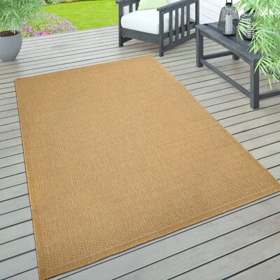 Paco Home - Alfombra Amarilla Interior y Exterior - 120x160 cm Paco Home - Alfombra Amarilla Interior y Exterior - 120x160 cm