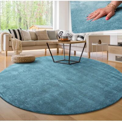 Tappeto Turchese Paco Home - 80 cm Pelo Corto Soggiorno Tappeto Turchese Paco Home - 80 cm Pelo Corto Soggiorno