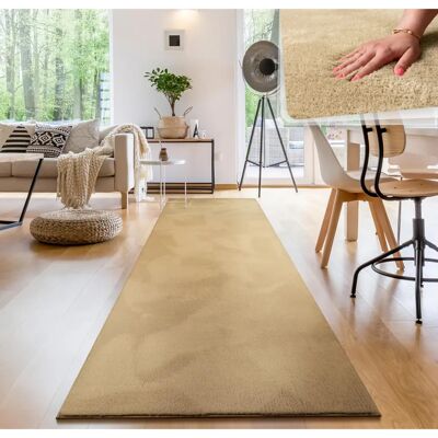 Paco Home Beigefarbener Waschbarer Kurzflor-Teppich Paco Home Beigefarbener Waschbarer Kurzflor-Teppich
