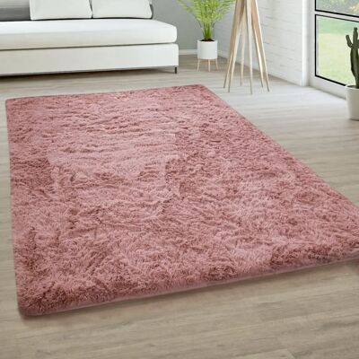 Paco Home Dunkelrosa Langflor Teppich - Teppich Paco Home Dunkelrosa Langflor Teppich - Teppich