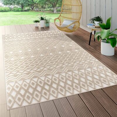 Paco Home Beig 5 Geometrischer Indoor/Outdoor-Teppich Paco Home Beig 5 Geometrischer Indoor/Outdoor-Teppich