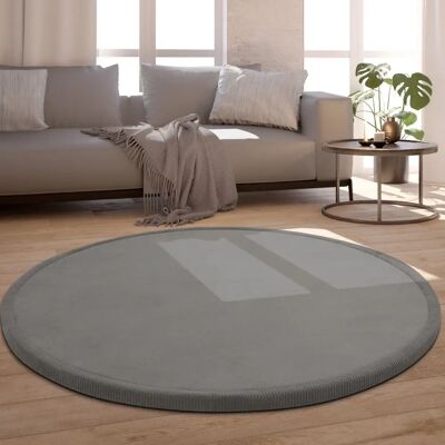 Paco Home - Rotondo - Ø120 cm - Gris - rug Paco Home - Rotondo - Ø120 cm - Gris - rug