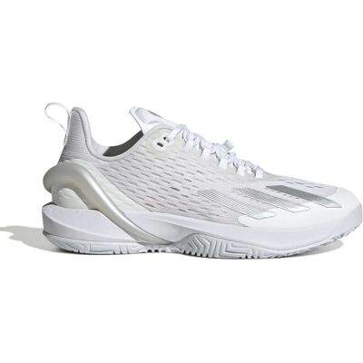 Adidas Cybersonic W Tennisschuhe - Weiß/Silber/Grau Adidas Cybersonic W Tennisschuhe - Weiß/Silber/Grau
