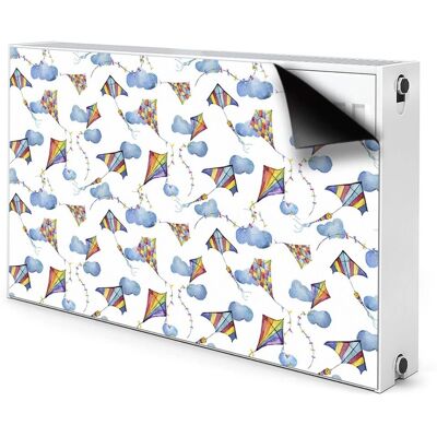 Bluedecor - Latawce Chmury - 100x60 - Magnetyczna mata kaloryferowa Bluedecor - Latawce Chmury - 100x60 - Magnetyczna mata kaloryferowa