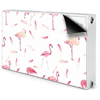Bluedecor - Stado flamingów - 100x60 - Osłona grzejnika Bluedecor - Stado flamingów - 100x60 - Osłona grzejnika