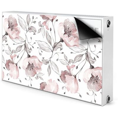 Bluedecor - Pastelowe maki - 100x60 cm - 1 mm - mata magnetyczna na kaloryfer Bluedecor - Pastelowe maki - 100x60 cm - 1 mm - mata magnetyczna na kaloryfer