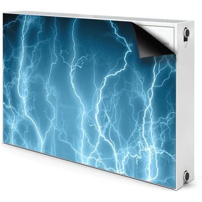 Bluedecor - Niebieskie pioruny - 90x60 cm - Blue lightning design - Radiator mat Bluedecor - Niebieskie pioruny - 90x60 cm - Blue lightning design - Radiator mat