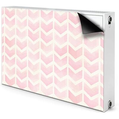 Bluedecor - Różowe wektory - Pink - Mata magnetyczna na kaloryfer Bluedecor - Różowe wektory - Pink - Mata magnetyczna na kaloryfer
