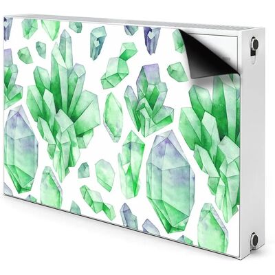 Bluedecor - Kryształy - 90x60 cm - Magnetyczna mata do kaloryfera Bluedecor - Kryształy - 90x60 cm - Magnetyczna mata do kaloryfera