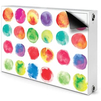 Bluedecor - Malowane kropki - 90x60 cm - Radiator cover Bluedecor - Malowane kropki - 90x60 cm - Radiator cover