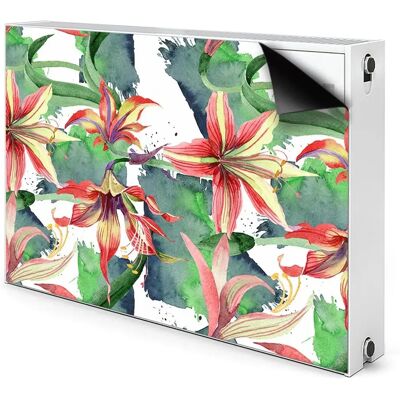 Bluedecor - Kwiat Zwartnica - 90x60 cm - Radiator cover Bluedecor - Kwiat Zwartnica - 90x60 cm - Radiator cover