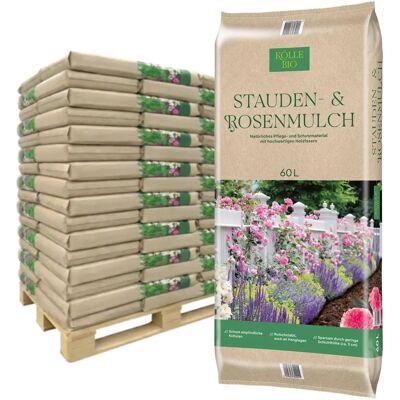Kölle - Bio Stauden- & Rosenmulch - 2880l - 48x60l - Mulch Kölle - Bio Stauden- & Rosenmulch - 2880l - 48x60l - Mulch