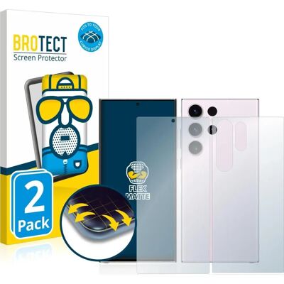 Protection d'écran BROTECT S23 Ultra - Couverture Complète, Mat, Gris - Publicité Protection d'écran BROTECT S23 Ultra - Couverture Complète, Mat, Gris - Publicité