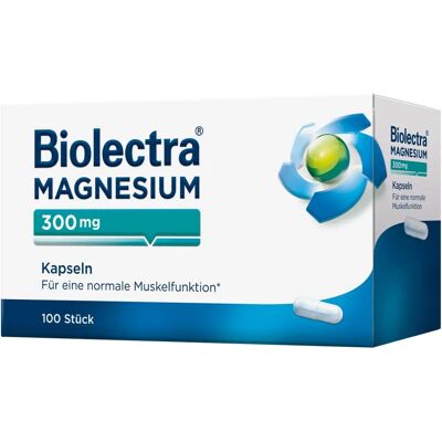 Hermes Arzneimittel GmbH Biolectra Magnesium 300 mg Kapseln - Nahrungsergänzung Hermes Arzneimittel GmbH Biolectra Magnesium 300 mg Kapseln - Nahrungsergänzung