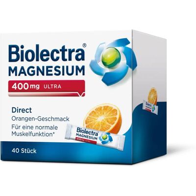 Hermes Biolectra Magnesium 400 mg Orange - Nahrungsergänzungsmittel Hermes Biolectra Magnesium 400 mg Orange - Nahrungsergänzungsmittel