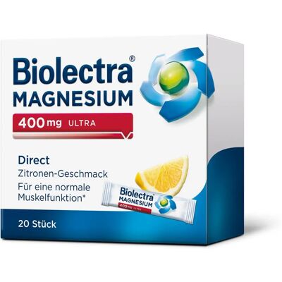 Hermes Biolectra Magnesium 400 mg ultra Direct Zitrone - Nahrungsergänzungsmittel Hermes Biolectra Magnesium 400 mg ultra Direct Zitrone - Nahrungsergänzungsmittel