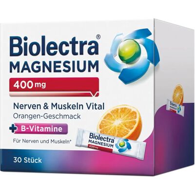 Hermes Arzneimittel GmbH Biolectra Magnesium 400 mg Nerven & Muskeln Vital - Nahrungsergänzungsmittel Hermes Arzneimittel GmbH Biolectra Magnesium 400 mg Nerven & Muskeln Vital - Nahrungsergänzungsmittel