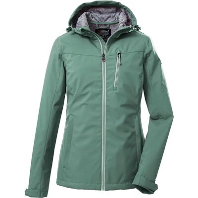 KILLTEC Damen grüne Softshelljacke - Winddicht & Wasserdicht KILLTEC Damen grüne Softshelljacke - Winddicht & Wasserdicht