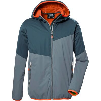 Veste fonctionnelle pour garçons killtec avec capuche - Étanche, coupe-vent, sans PFC Veste fonctionnelle pour garçons killtec avec capuche - Étanche, coupe-vent, sans PFC