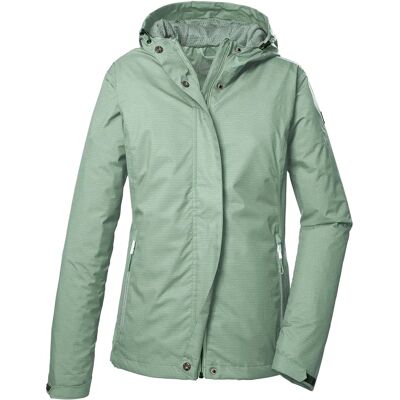Killtec Women's Lightweight Waterproof Jacket - Sporty, Mint Killtec Women's Lightweight Waterproof Jacket - Sporty, Mint