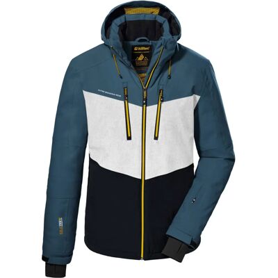 Veste de Ski KILLTEC KSW 45 MN - Homme, Bleu, Imperméable, Respirante, Capuche Détachable Veste de Ski KILLTEC KSW 45 MN - Homme, Bleu, Imperméable, Respirante, Capuche Détachable