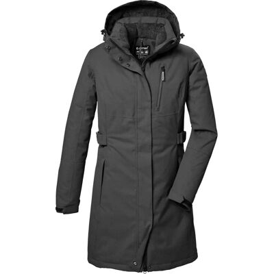 killtec Parka KOW 303 WMN pour femme - anthracite - imperméable killtec Parka KOW 303 WMN pour femme - anthracite - imperméable