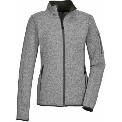 killtec Damska kurtka fleece KOW 111 WMN szara - Fleece Jacket killtec Damska kurtka fleece KOW 111 WMN szara - Fleece Jacket