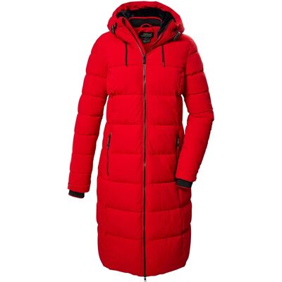 Manteau d'hiver pour femme Killtec - Rouge - Long avec capuche - Manteau d'hiver universel - Publicité Manteau d'hiver pour femme Killtec - Rouge - Long avec capuche - Manteau d'hiver universel - Publicité