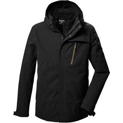killtec Men's Black KOW 6 MN Jacket - Sport killtec Men's Black KOW 6 MN Jacket - Sport