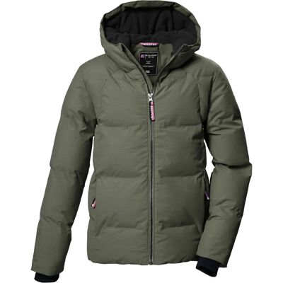 Killtec Jongens Winterjas KOW 357 Mosgroen - Kinder Winterjas Killtec Jongens Winterjas KOW 357 Mosgroen - Kinder Winterjas