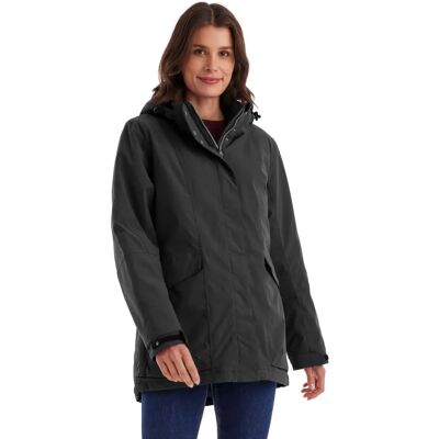 KILLTEC Damen Schwarze Wasserdichte Jacke Gr. 40 - Jacke KILLTEC Damen Schwarze Wasserdichte Jacke Gr. 40 - Jacke
