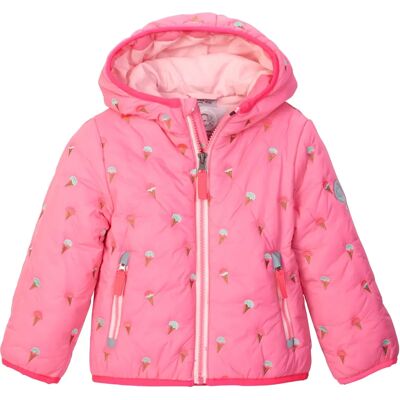 Chaqueta acolchada rosa para niñas - Chaqueta infantil Chaqueta acolchada rosa para niñas - Chaqueta infantil